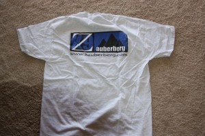 Shirt back square logo