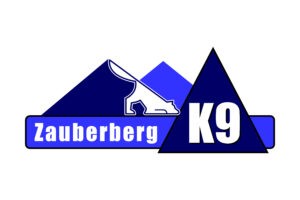 Zauberberg K9 logo with mountain design.